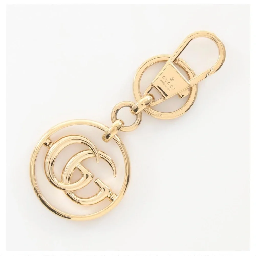 Gucci Double G Bag Charm/Key Ring - Picture 2 of 9